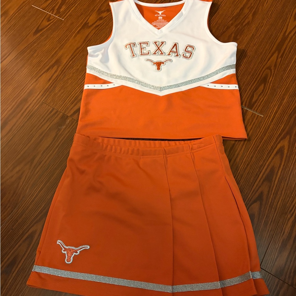Texas Longhorns youth Cheerleading Uniform